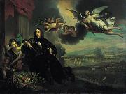 After Jan de Baen The apotheosis of Cornelis de Witt oil painting on canvas